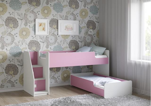 Детская выкатная кровать Легенда К402.41 в Орехово-Зуево